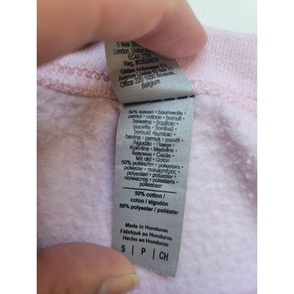 Nirvana Baby Pink Long Sleeve Sweatshirt Happy Face Tag Less Size S Band Music - Picture 10 of 10